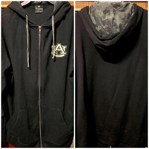 Under Armour Camo and Black Auburn Tigers Military Appreciation Zip Up Hoodie.